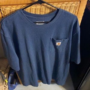 Blue Carhartt short sleeve